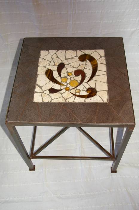 Mobilier, CREDEMO (CREation DEcoration MOsaique CREDEMO (CREation DEcoration MOsaique Eclectic style living room Side tables & trays