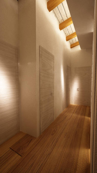 ABITAZIONE PRIVATA IN CORATO (BA), Studio di Segni Studio di Segni Modern corridor, hallway & stairs