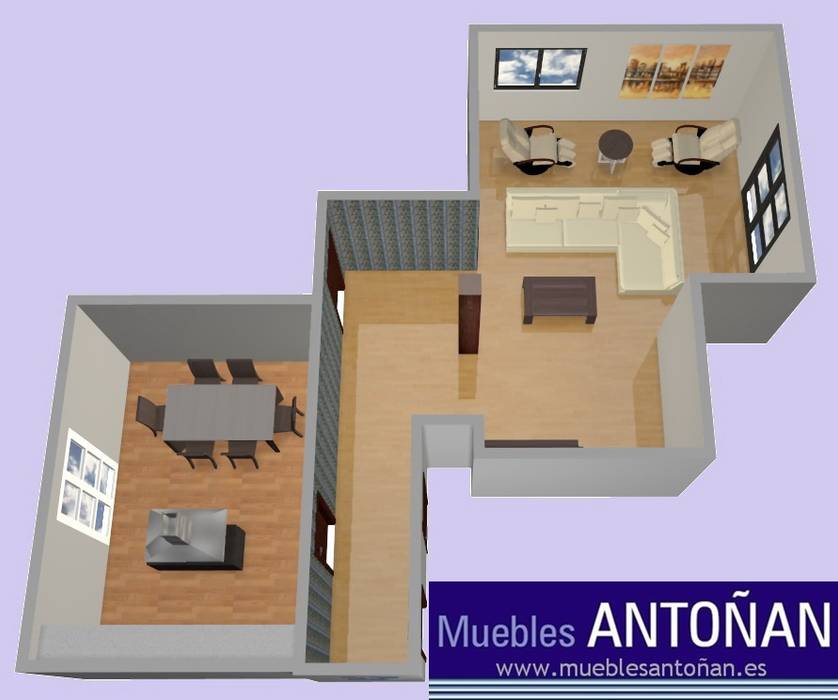 ZONIFICACIÓN DE ESTANCIAS DENTRO DE LA VIVIENDA, Muebles Antoñán Muebles Antoñán Espacios