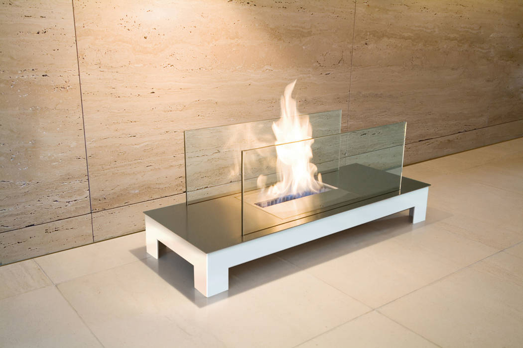 Floor Flame Radius Design Moderne Wohnzimmer Kamin und Zubehör