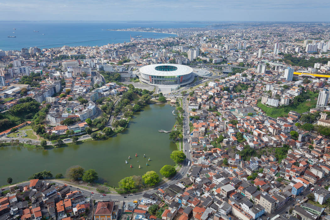 ITAÍPAVA ARENA FONTE NOVA, SCHULITZ Architekten GmbH SCHULITZ Architekten GmbH พื้นที่เชิงพาณิชย์