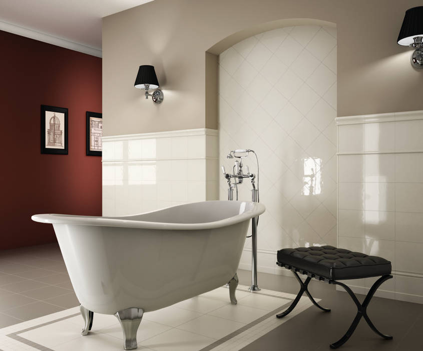 Serie Vintage, Ceramiche Grazia Ceramiche Grazia Classic style bathroom Decoration