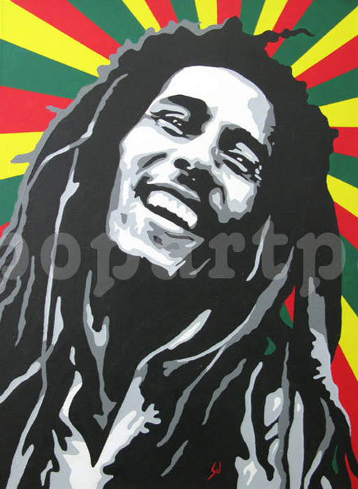 BOB MARLEY, POPARTPAINT POPARTPAINT