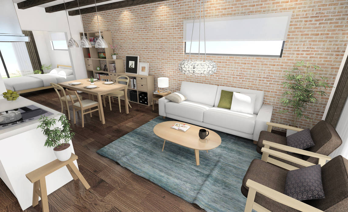 Apartamento MUJI, AC Studio AC Studio Rumah: Ide desain interior, inspirasi & gambar