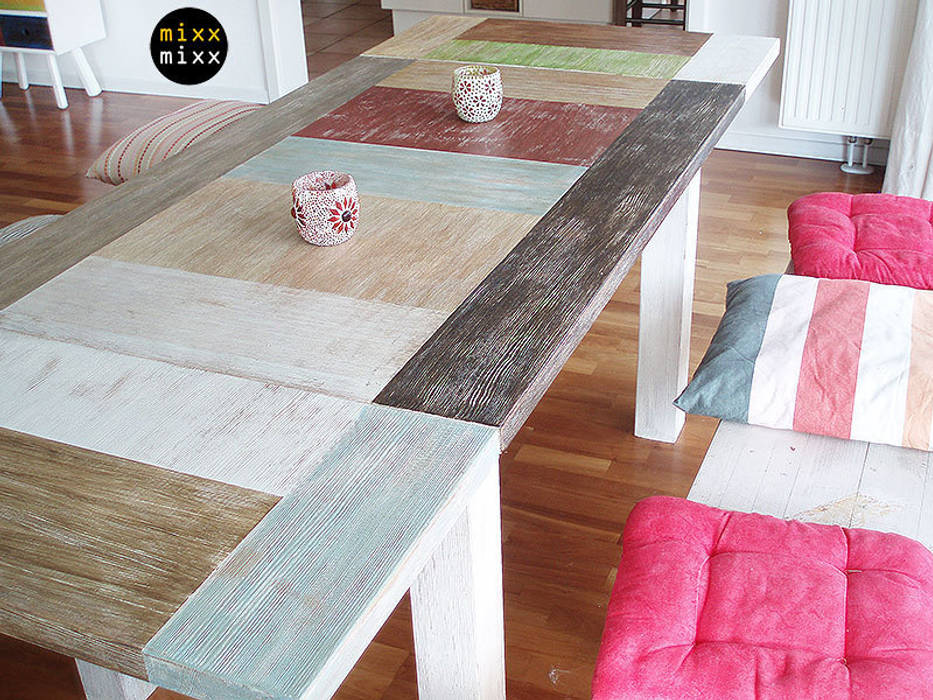 Shabby DREAM Esstisch/ Tisch/ UNIKAT, mixx mixx mixx mixx Eclectic style dining room Tables