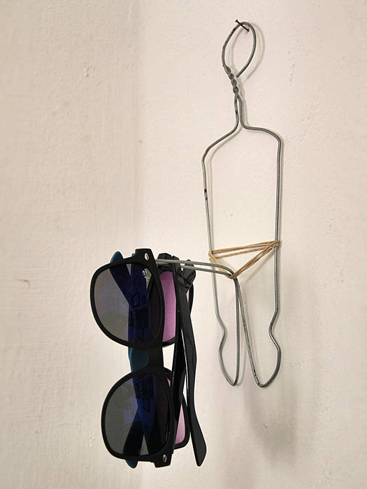 Rocco recycling old coat hangers creating objects fpaa / fiori