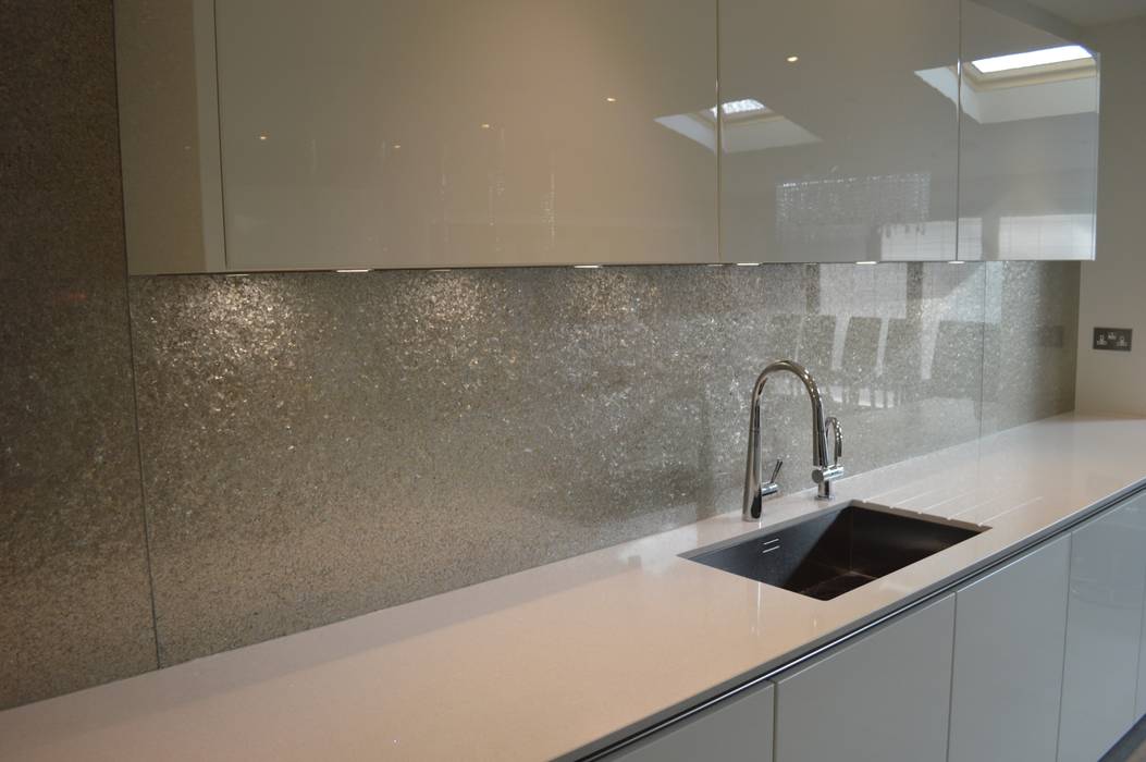 Premium Glass Splashbacks CreoGlass Design Ltd Modern bathroom Sinks