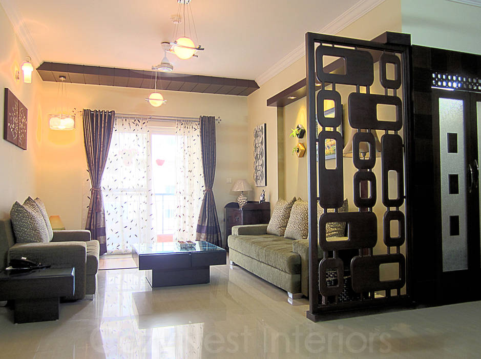 Bharani Residence Cozy Nest Interiors Modern Living Room