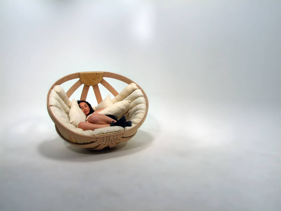 Cradle, Richard Clarkson Studio Richard Clarkson Studio Minimalist Oturma Odası Tabure & Sandalyeler