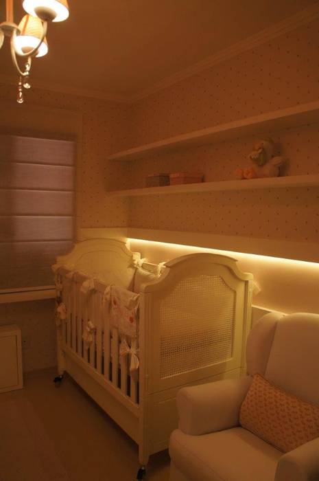 Iluminação indireta em LED Triple Arquitetura Quarto infantil clássico