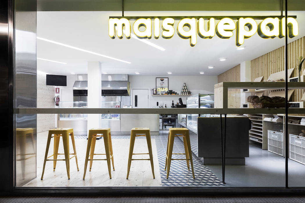 Panadería Maisquepan, Nan Arquitectos Nan Arquitectos Espacios comerciales Locales gastronómicos