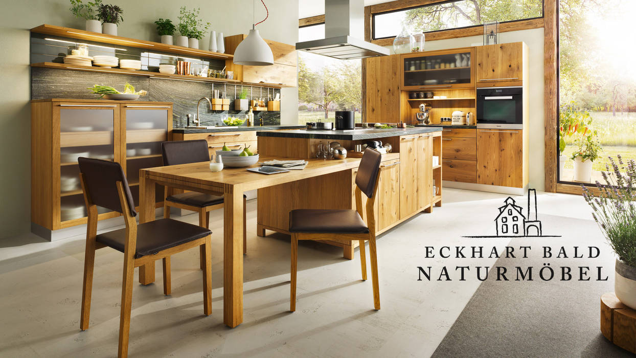 Designer Küchen von Team 7, Eckhart Bald Naturmöbel Eckhart Bald Naturmöbel Rustic style kitchen