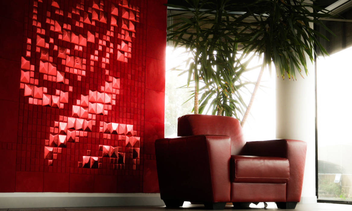 Lapèlle Design dedicates to all of you a red rose., Lapèlle Design Lapèlle Design Modern walls & floors Tiles