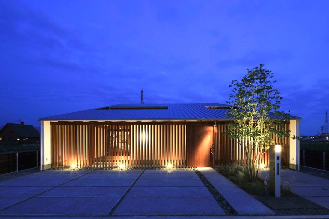 masaki house2, 髙岡建築研究室 髙岡建築研究室 Casas de estilo asiático