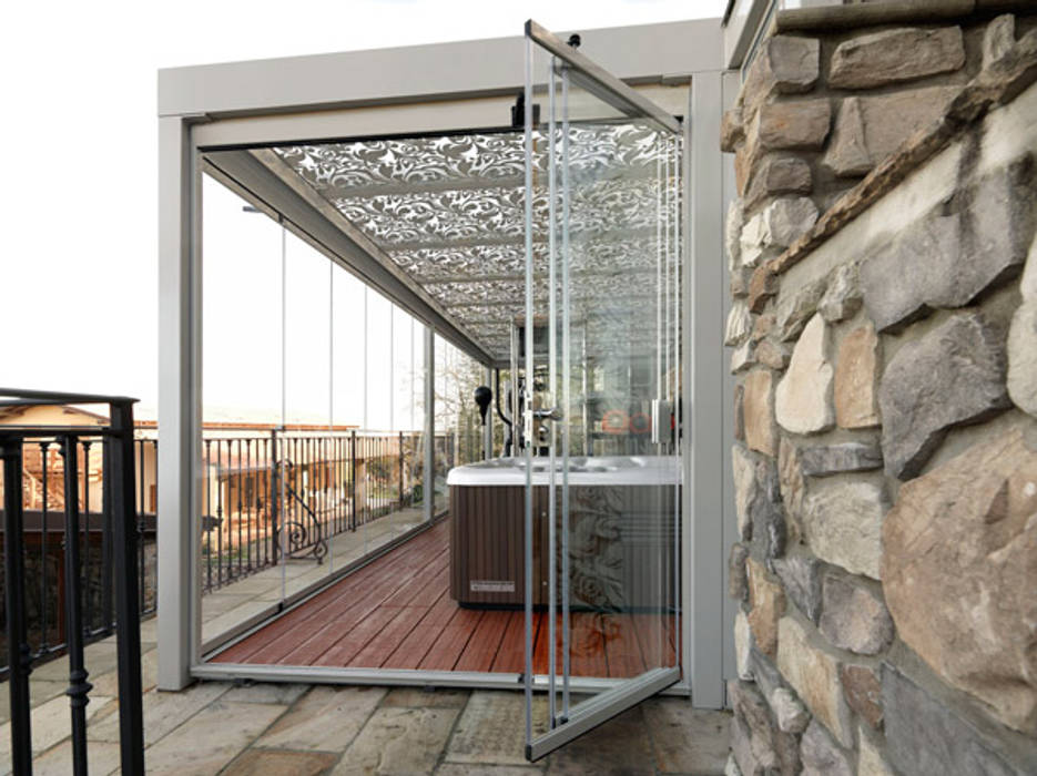 veranda FORMENTERA di CAGIS homify Balcone, Veranda & Terrazza in stile moderno