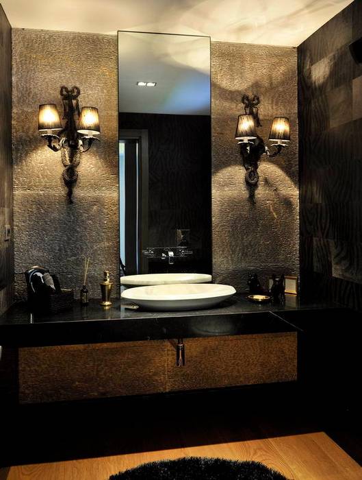 EB HOUSE SAKLIKORU, Esra Kazmirci Mimarlik Esra Kazmirci Mimarlik Eclectic style bathroom Sinks