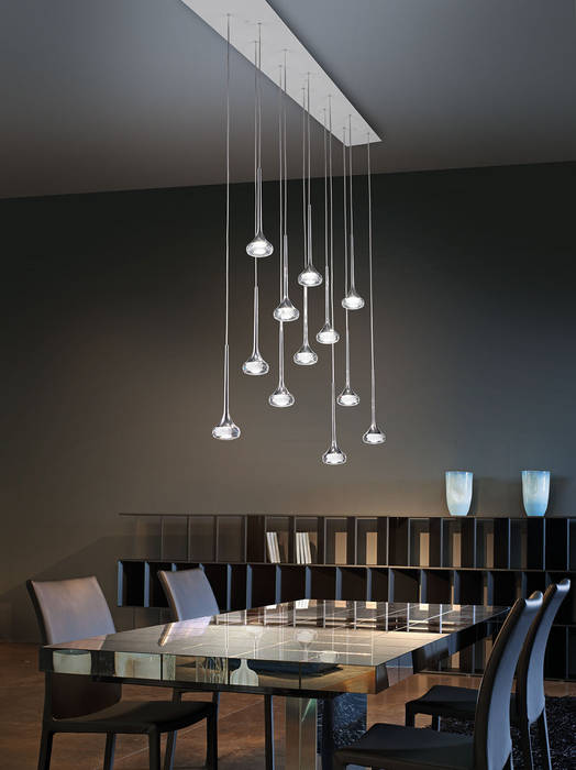 homify Modern dining room Lighting