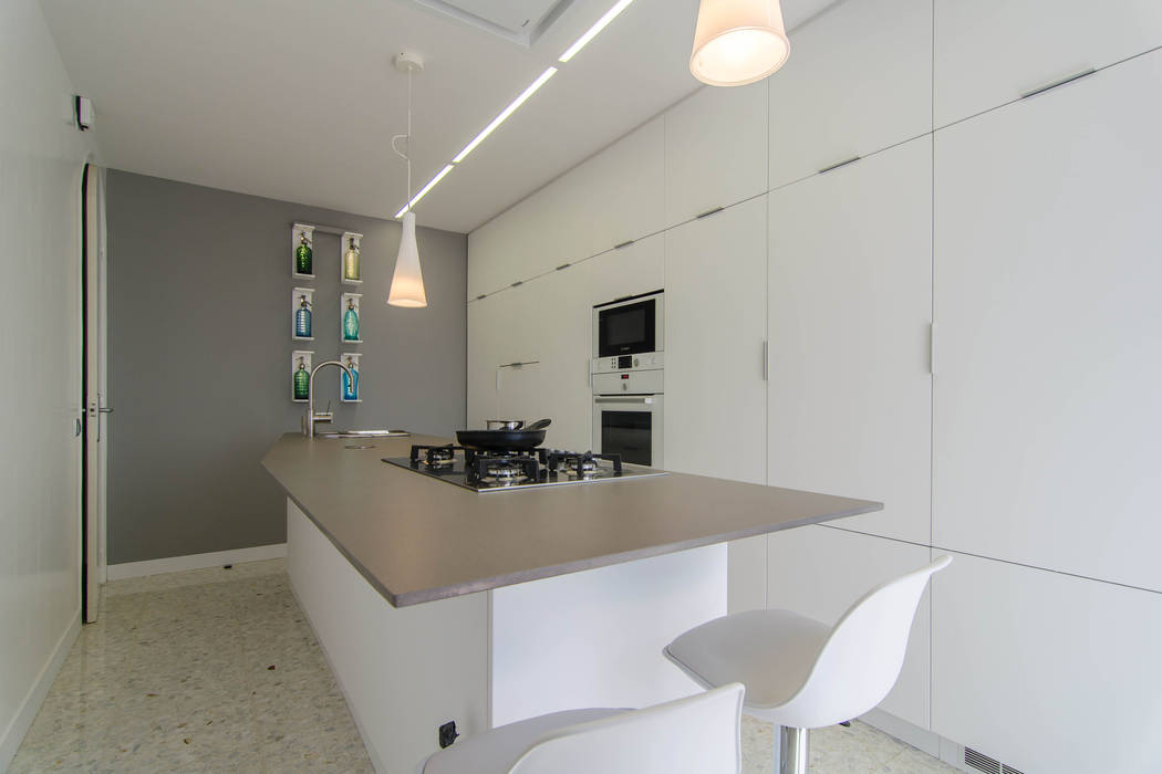 Cocina con isla, Trestrastos Trestrastos Moderne Küchen