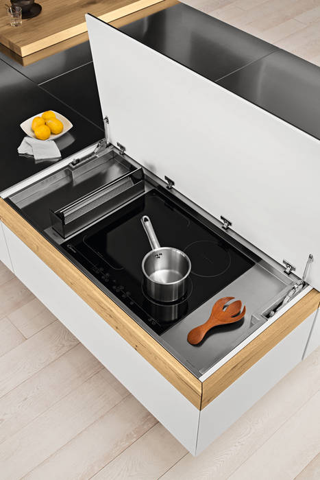 IL BON TON DI OFFICINA DESIGN, ARREX LE CUCINE ARREX LE CUCINE Cucina eclettica Contenitori & Dispense