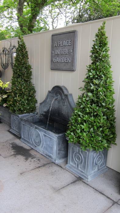 Planters & Tiber Fountain A Place In The Garden Ltd. Rustic style garden Plant pots & vases