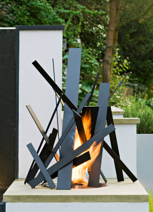 Outdoor Planes Fire, BD Designs BD Designs Jardin Cheminées & Barbecues