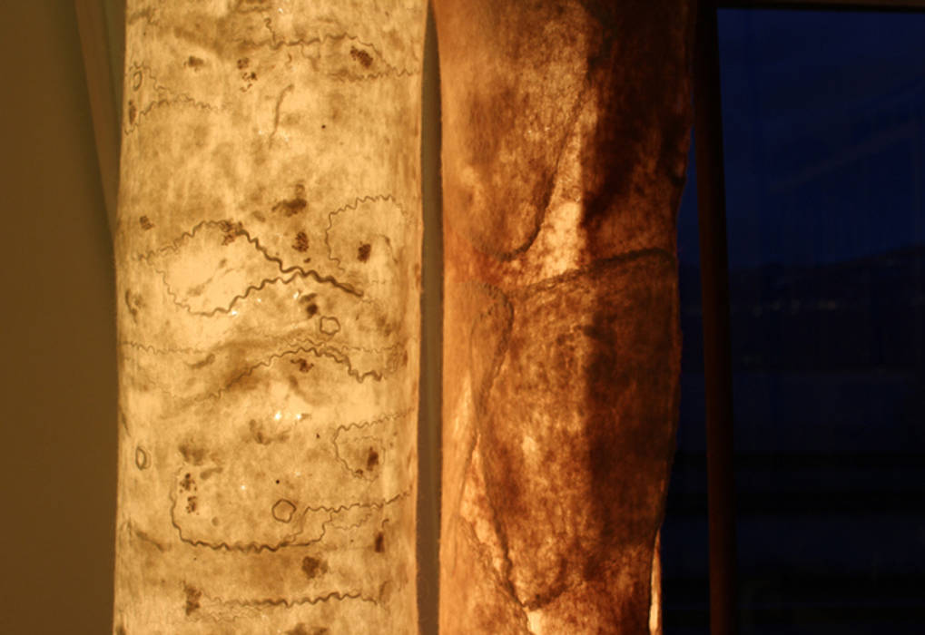 Vaeste Ceiling Lamp in nunofelt, Judith Byberg Judith Byberg Case in stile scandinavo Accessori & Decorazioni