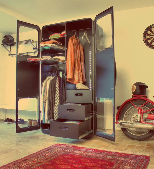 SCHRANK, urban technologies urban technologies Industrial style dressing room Storage