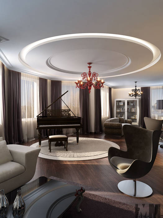 Изысканная неоклассика, ММ-design ММ-design Classic style living room