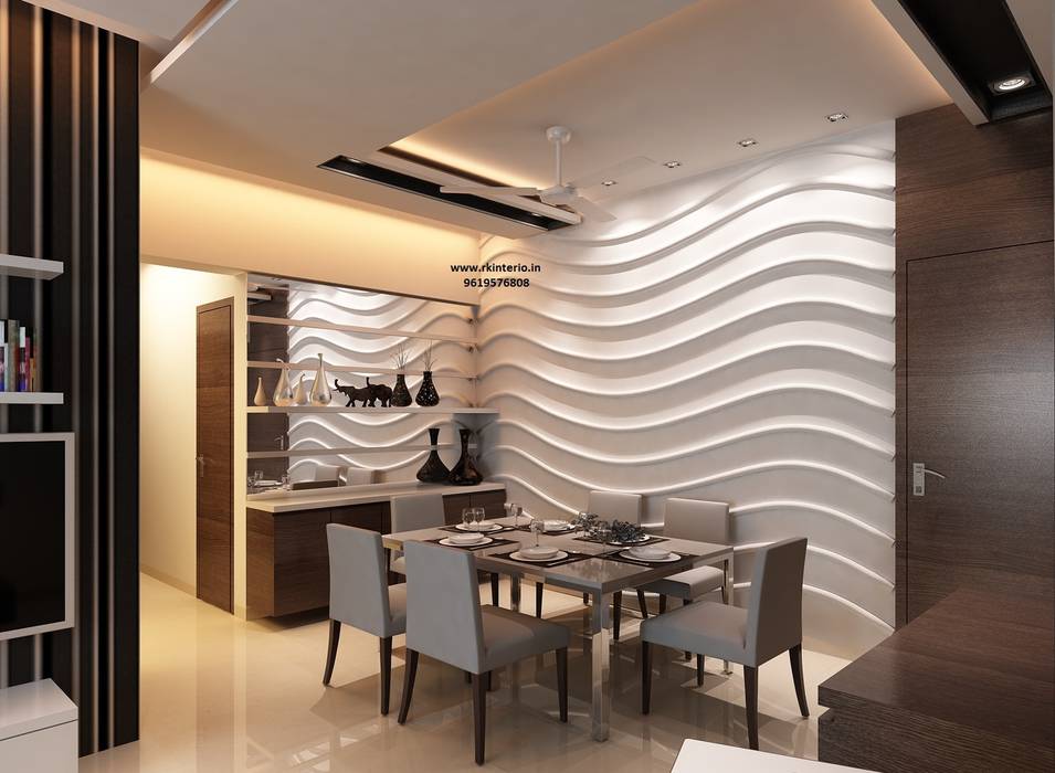 Ekta World, Borivali, RK Design Studio RK Design Studio Living room