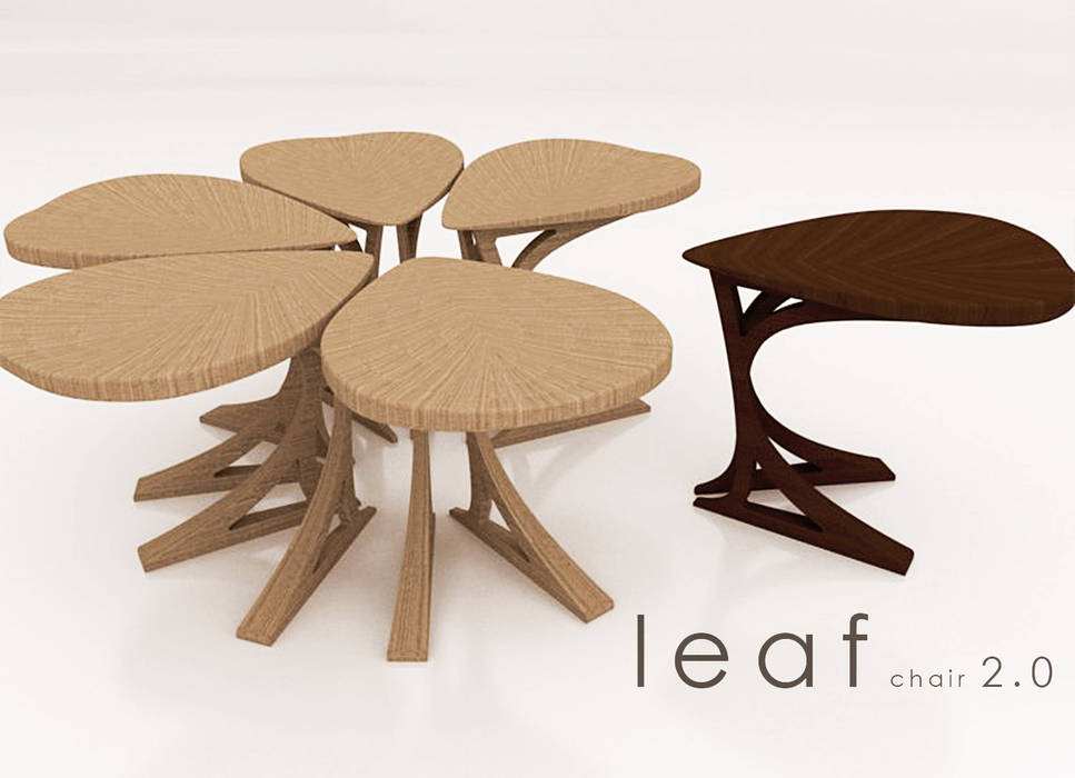 Leaf Chair, Architettura Creativa_architecture and Interior design Architettura Creativa_architecture and Interior design Giardino interno Paesaggio d'interni