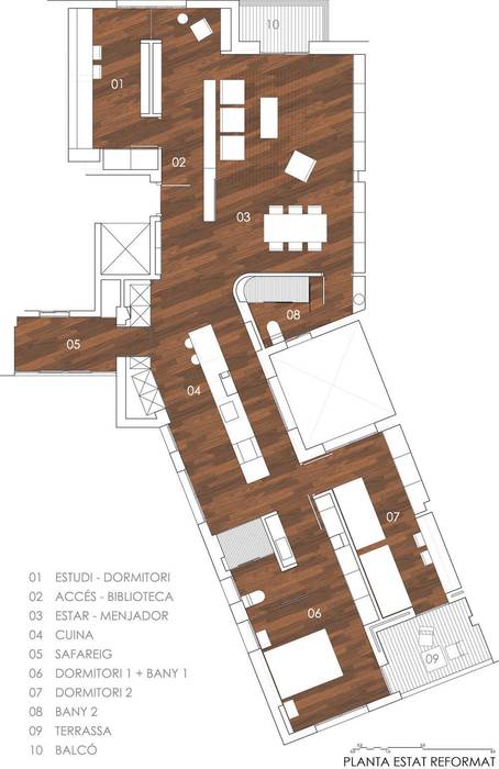 Estado reformado DMP arquitectura Casas de estilo moderno