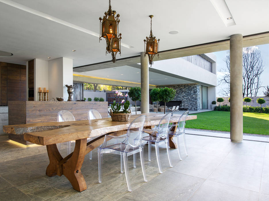 House 01, Hyde Park , Daffonchio & Associates Architects Daffonchio & Associates Architects Modern Dining Room