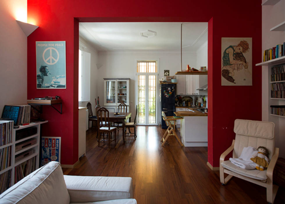 Living room BRENSO Architecture & Design Modern living room