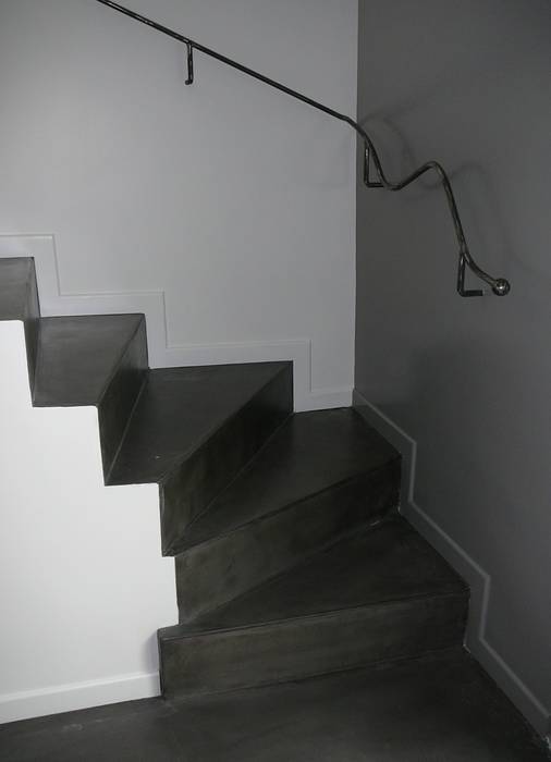 GARDE-CORPS ACIER., ATELIER MACHLINE ATELIER MACHLINE Stairs Iron/Steel