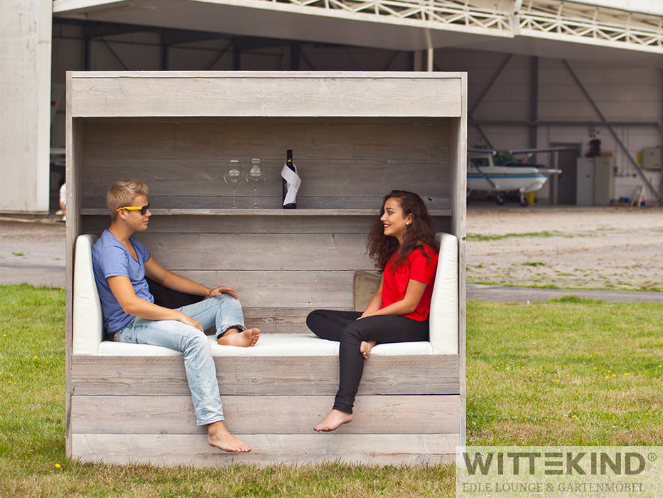 Lounge Koje Wittekind Möbel UG (haftungsbeschränkt) Rustikaler Garten Möbel