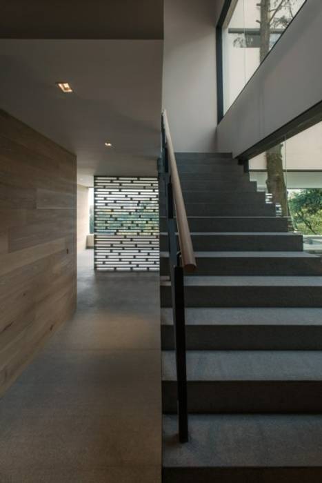 Escalera Principal Hacia Comedor Rhyzoma - Arquitectura y Diseño Otros espacios