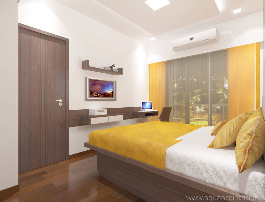 Bedroom Squaare Interior Rumah: Ide desain interior, inspirasi & gambar