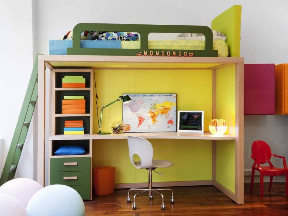 Aussergewöhnliche Hochbetten , MOBIMIO - Räume für Kinder MOBIMIO - Räume für Kinder Modern nursery/kids room