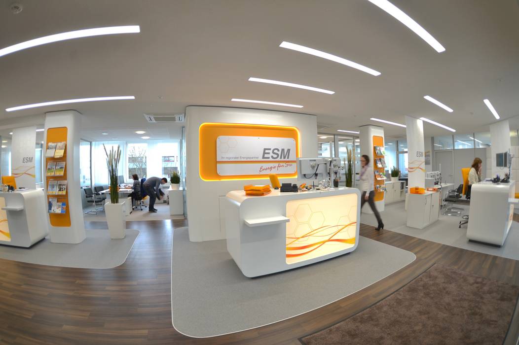 Kundencenter der ESM Selb, inside Innenarchitektur inside Innenarchitektur Commercial spaces Offices & stores