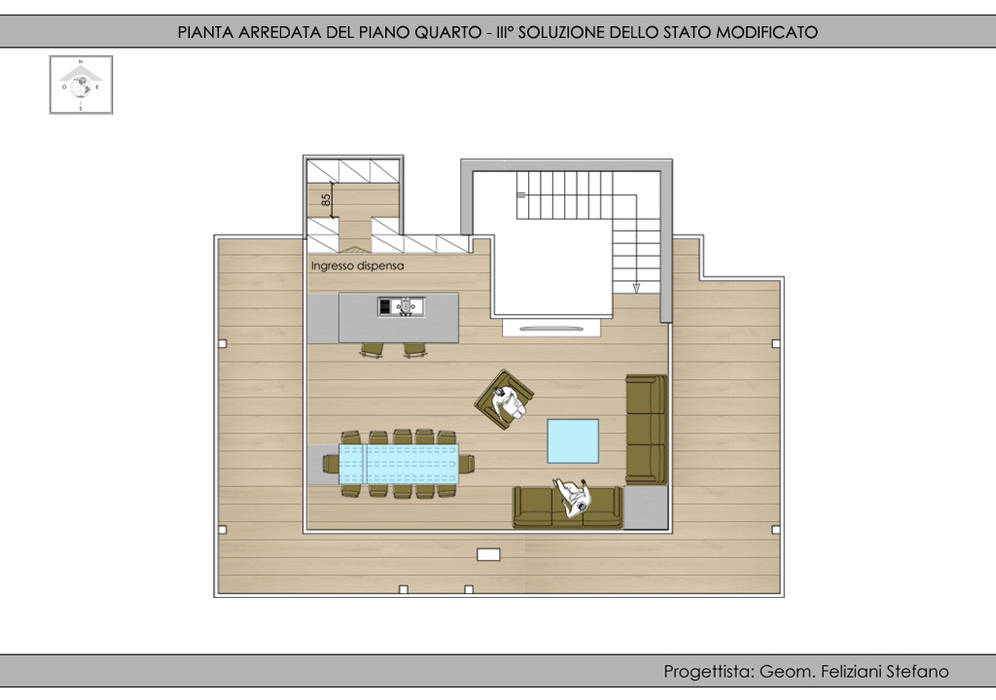 Sopraelevazione edificio residenziale, Geom. Stefano Feliziani Geom. Stefano Feliziani