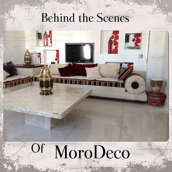 Moroccan Bolster sofa, MoroDeco.Ltd MoroDeco.Ltd Mediterranean style living room