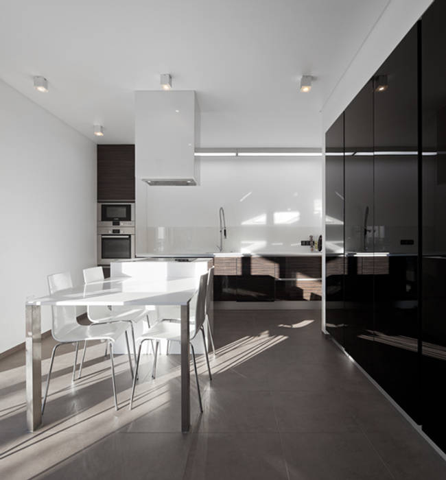 XIEIRA HOUSE II, A2+ ARQUITECTOS A2+ ARQUITECTOS Cocinas modernas: Ideas, imágenes y decoración