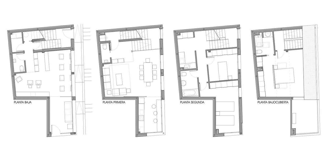 Vivienda unifamiliar y local comercial, ADDEC arquitectos ADDEC arquitectos Casas de estilo ecléctico Esquemático,Plan,Ingeniería,Patrón,Dibujo,Rectángulo,Fuente,Dibujo técnico,Diagrama,Obra de arte