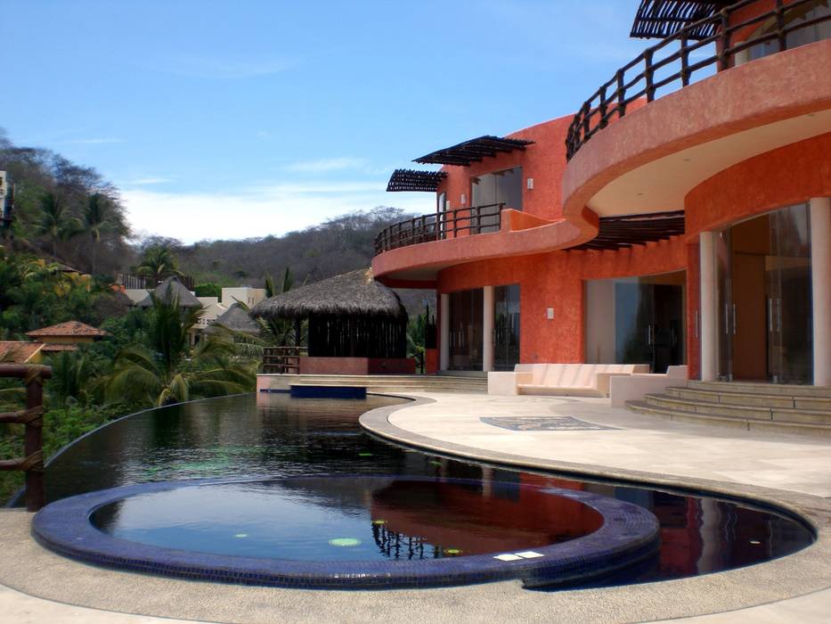 Casa Mariposa, arqflores / architect arqflores / architect Albercas tropicales