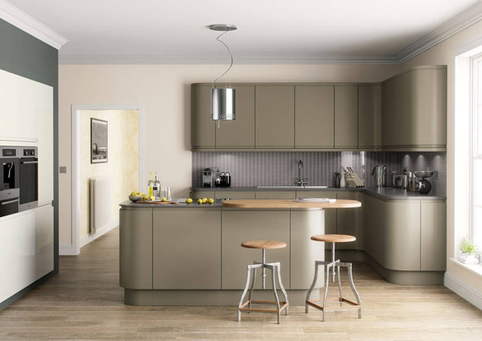 Handleless Kitchens Leicester, The Leicester Kitchen Co. Ltd The Leicester Kitchen Co. Ltd Modern Mutfak Lavabo & Armatürler