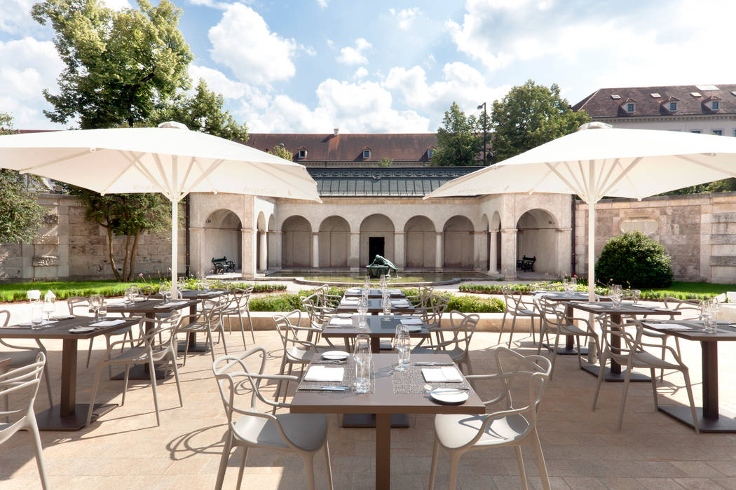 Restaurant Bayerisches Nationalmuseum, Brückner Architekten GmbH Brückner Architekten GmbH Комерційні приміщення Гастрономія