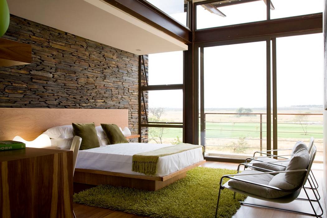 House Serengeti , Nico Van Der Meulen Architects Nico Van Der Meulen Architects Camera da letto moderna