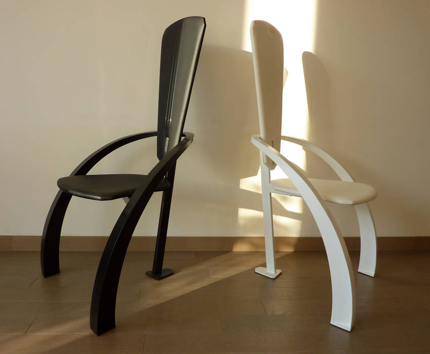 Chaise design Triangle homify Salon moderne Chaises & poufs