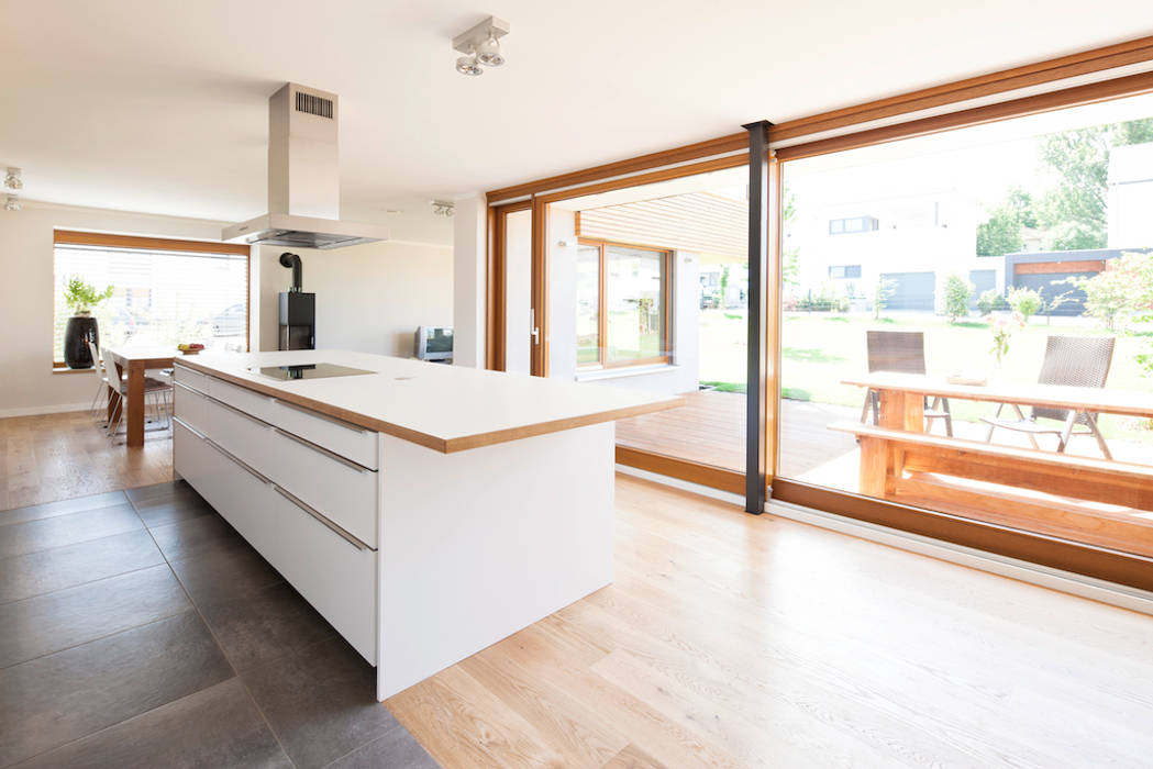 'Haus 4K' - Einfamilien-Wohnhaus , in_design architektur in_design architektur Modern style kitchen