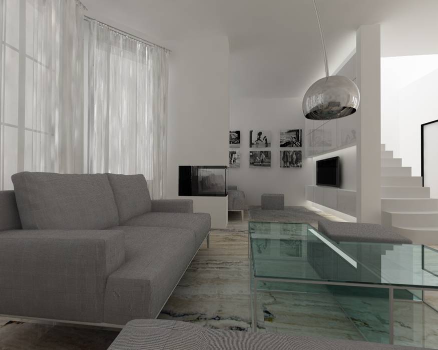 Livingroom ZO-loft architecture & design Case moderne